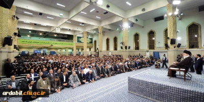 رهبر انقلاب در دیدار فرهنگیان و نومعلّمان دانشگاه فرهنگیان