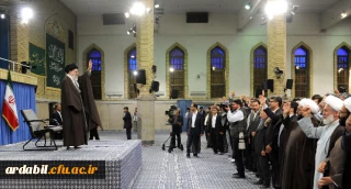 گزارش دیدار دانشجویان  پردیس علامه طباطبایی اردبیل  با مقام معظّم رهبری – اردی بهشت ماه 1395