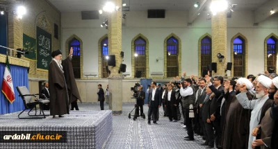 گزارش دیدار دانشجویان  پردیس علامه طباطبایی اردبیل  با مقام معظّم رهبری – اردی بهشت ماه 1395