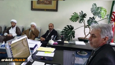 طّی جلسه­ ای مراسم تکریم و معارفه ی معاون آموزشی، پژوهشی و فرهنگی پردیس علّامه طباطبایی اردبیل برگزار شد: