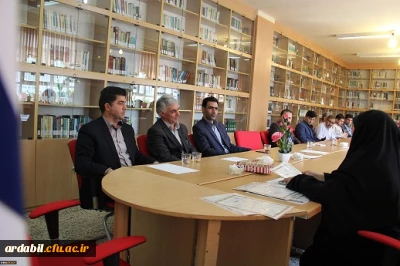 مراسم افتتاح  سامانه یکپارچه کتابخانه ها (سیمرغ) در پردیس بنت الهدی صدر با حضور دکتر نورمند