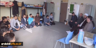 دیدار مسؤولان دانشگاه فرهنگیان استان با دانشجومعلّمان اهل سنّت و شیعه ی پردیس علّامه طباطبایی اردبیل