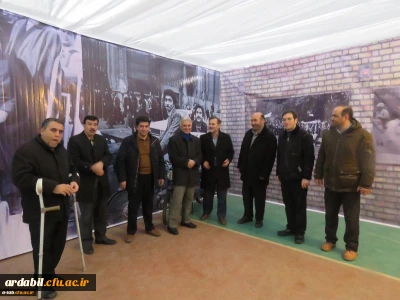 بازدید سرپرست مدیریت استانی، اساتید و کارکنان دانشگاه فرهنگیان استان از نمایشگاه عبرت ایران در اردبیل