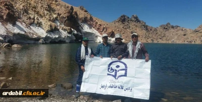 صعود جمعی از اعضای غیرهیأت علمی دانشگاه فرهنگیان اردبیل به قلّه ی سبلان