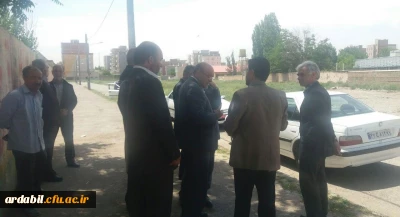 بازدید فرماندار، مدیر اداره ی آموزش و پرورش ناحیه یک ، مدیر کلّ نوسازی مدارس استان و تعدادی از مسؤولان استانی از پردیس علامه طباطبایی اردبیل