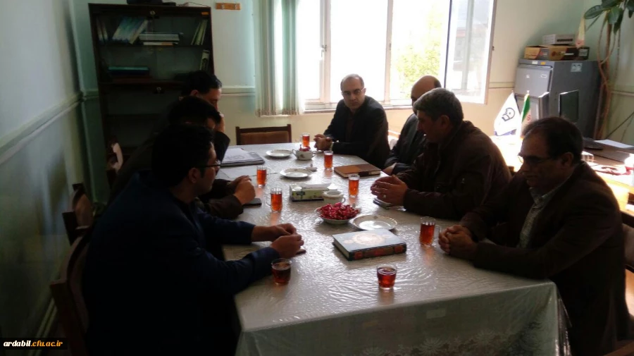 دیدار سرپرست مدیریت امور پردیس های دانشگاه فرهنگیان اردبیل با شورای شهر نیر  2