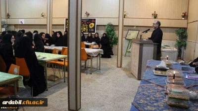 دکتر عبدی  سرپرست مدیریت امور پردیس های استان اردبیل  در مراسم سوگواری شهادت بانوی دو عالم حضرت فاطمه زهرا(س) :

جاودانگی هر عملی نیاز به خلوص نیت دارد.