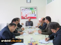 اولین جلسه «ستاد شاهد و ایثارگران» در محل مدیریت دانشگاه فرهنگیان استان اردبیل با حضور مسئولان بنیاد شهید استان اردبیل تشکیل شد. 3