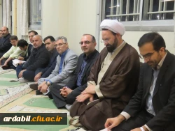 جشن باشکوه  نیمه شعبان در دانشگاه فرهنگیان اردبیل
«در انتظار تو چشمم سپید گشت و غمی نیست
اگر قبول تو افتد فدای چشم سیاهت» 3