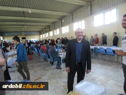 بازدید دکتر عبدی از نحوه                                            ی پخت غذا و توزیع غذا در آشپزخانه ی  پردیس علامه طباطبایی دانشگاه فرهنگیان اردبیل  2