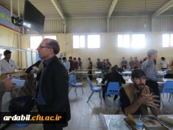 بازدید دکتر عبدی از نحوه                                            ی پخت غذا و توزیع غذا در آشپزخانه ی  پردیس علامه طباطبایی دانشگاه فرهنگیان اردبیل  2