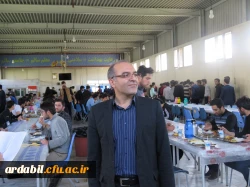 بازدید دکتر عبدی از نحوه                                            ی پخت غذا و توزیع غذا در آشپزخانه ی  پردیس علامه طباطبایی دانشگاه فرهنگیان اردبیل 2