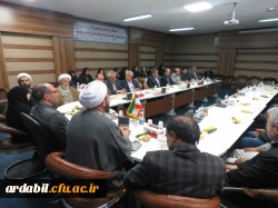 نشست صمیمی اعضای هیات علمی و مدرسان دانشگاه فرهنگیان استان اردبیل به مناسبت  هفتۀ آموزش 4