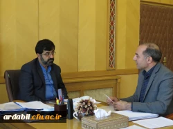 تسلیم نامۀ ریاست محترم دانشگاه فرهنگیان کشور  در خصوص تشکیل هیات امناء به استاندار محترم اردبیل 2