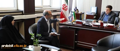 دیدار رییس دانشگاه فرهنگیان با سرپرست امور پردیس های استان اردبیل