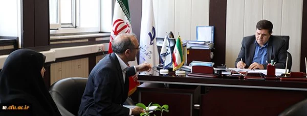 دیدار رییس دانشگاه فرهنگیان با سرپرست امور پردیس های استان اردبیل 2