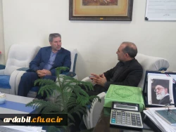 تاکید بر توسعه ی مرکز  آموزش عالی آزادگان  نیر  در دیدار دکتر عبدی با فرماندار  نیر 4