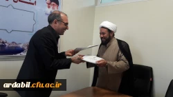 امضای تفاهم نامه همکاری میان حوزه علمیه و دانشگاه فرهنگیان استان اردبیل 3