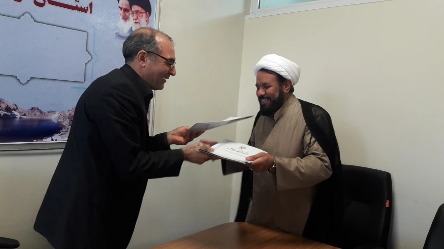 امضای تفاهم نامه همکاری میان حوزه علمیه و دانشگاه فرهنگیان استان اردبیل 3