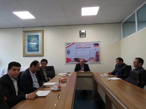 جلسه ی اجرای دیوارکشی محوطه زمین الحاقی به پردیسی علامه طباطبایی اردبیل 3