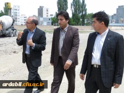 جلسه ی اجرای دیوارکشی محوطه زمین الحاقی به پردیسی علامه طباطبایی اردبیل 4