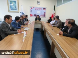 نشست صمیمی مدیرکل روابط عمومی و حوزۀ ریاست دانشگاه فرهنگیان با کارکنان  دانشگاه فرهنگیان اردبیل 2