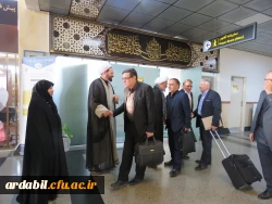 گزارش تصویری از ورود رییس دانشگاه فرهنگیان و هیات همراه ه دارالارشاد اردبیل  2