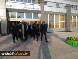 گزارش تصویری از ورود رییس دانشگاه فرهنگیان و هیات همراه ه دارالارشاد اردبیل  2