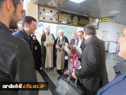 گزارش تصویری از ورود رییس دانشگاه فرهنگیان و هیات همراه ه دارالارشاد اردبیل  3