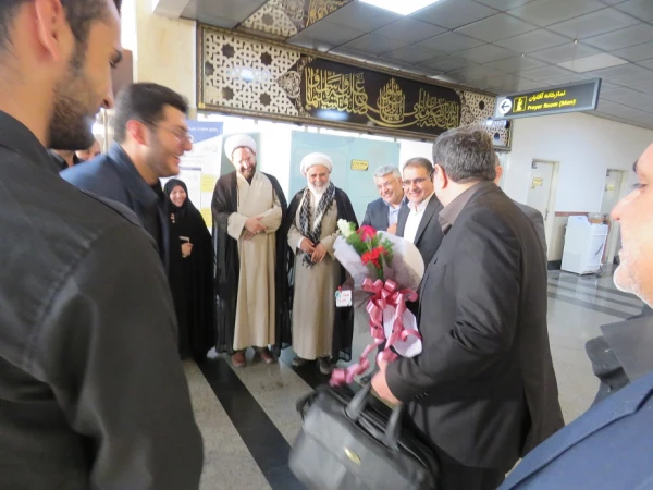 گزارش تصویری از ورود رییس دانشگاه فرهنگیان و هیات همراه ه دارالارشاد اردبیل  3