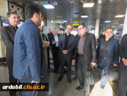 گزارش تصویری از ورود رییس دانشگاه فرهنگیان و هیات همراه ه دارالارشاد اردبیل  2