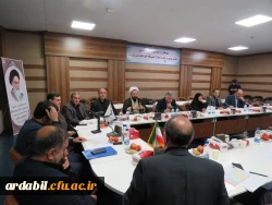 گزارش تصویری از جلسه هیات امنای دانشگاه فرهنگیان با حضور رییس دانشگاه، هیات رییسه و استاندار اردبیل 2