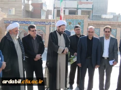 ادای احترام هیات رییسه دانشگاه فرهنگیان  در اردبیل به شهدای هشت سال دفاع مقدس 6