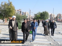 ادای احترام هیات رییسه دانشگاه فرهنگیان  در اردبیل به شهدای هشت سال دفاع مقدس 4