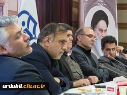 دکتر خنیفر در جمع اعضای هیئت علمی دانشگاه فرهنگیان استان اردبیل 2