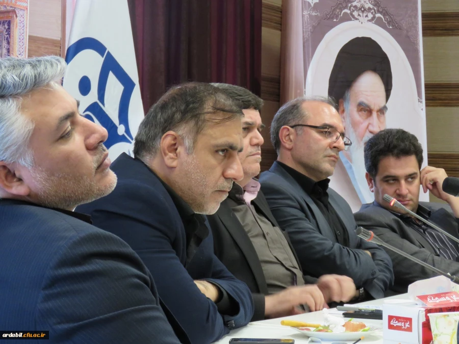 دکتر خنیفر در جمع اعضای هیئت علمی دانشگاه فرهنگیان استان اردبیل 2