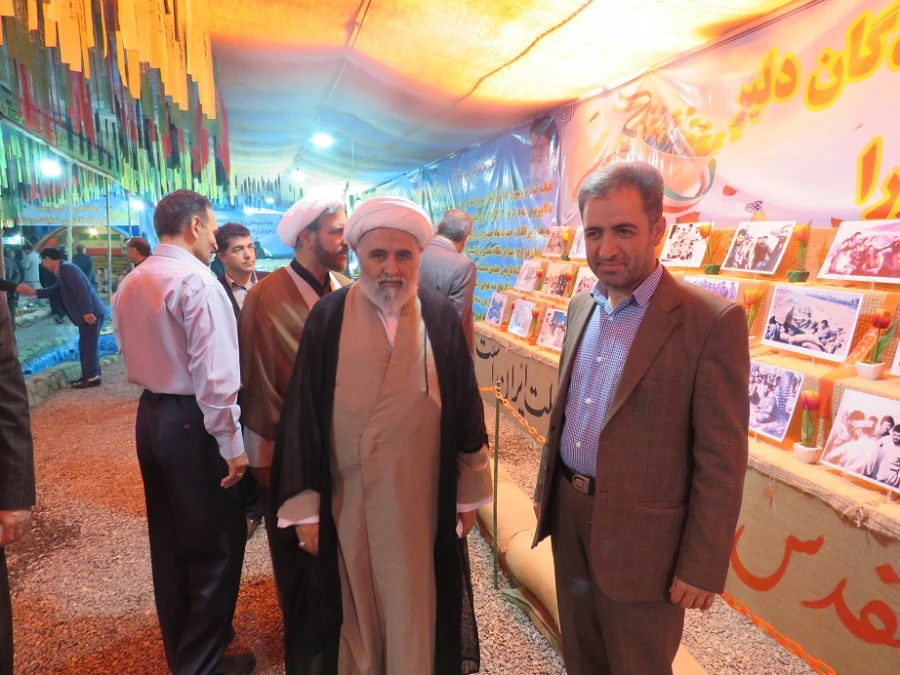 بازدید جمعی از اساتید هیات علمی بسیجی دانشگاه فرهنگیان استان از نمایشگاه عملیات مرصاد 2