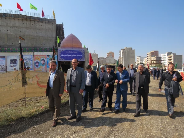 بازدید جمعی از اساتید هیات علمی بسیجی دانشگاه فرهنگیان استان از نمایشگاه عملیات مرصاد 2