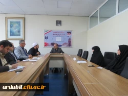 اولین جلسه ستاد توسعه و ترویج فرهنگ اقامه نماز دانشگاه فرهنگیان استان اردبیل در سال تحصیلی 98 - 97 4