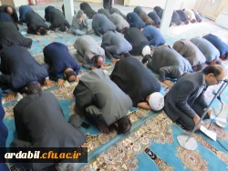 مراسم زیارت عاشورا با حضور اساتید، کارکنان و  دانشجویان دانشگاه فرهنگیان اردبیل 4