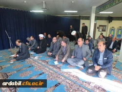 مراسم زیارت عاشورا با حضور اساتید، کارکنان و  دانشجویان دانشگاه فرهنگیان اردبیل 5