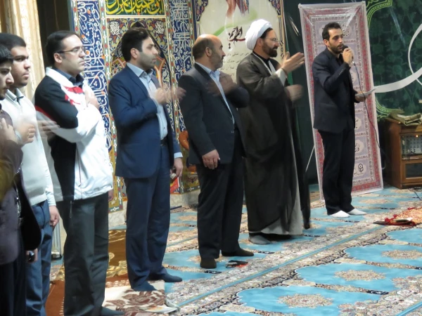 قرائت زیارت پرفیض عاشورا در پردیس علامه طباطبایی دانشگاه فرهنگیان اردبیل 2