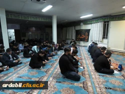 قرائت زیارت پرفیض عاشورا در پردیس علامه طباطبایی دانشگاه فرهنگیان اردبیل 5