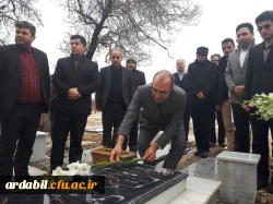مراسم ادای احترام  به مقام شامخ شهدا 5