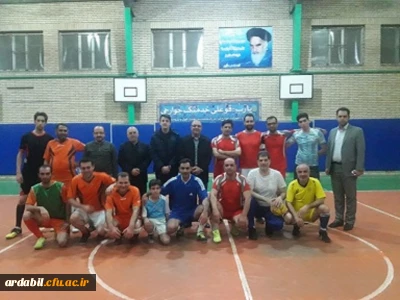 برگزاری یک دوره مسابقه فوتسال بین کارکنان دانشگاه فرهنگیان اردبیل