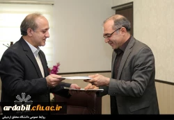 امضای تفاهم همکاری بین دانشگاه فرهنگیان استان اردبیل و دانشگاه محقق اردبیلی 3