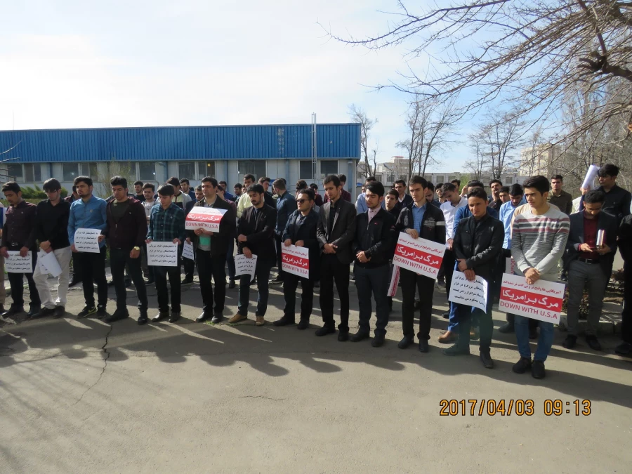 محکومیت اقدام سفیهانه دولت ترامپ علیه سپاه توسط دانشجویان، اساتید و کارکنان دانشگاه فرهنگیان اردبیل
«اگر سپاه نبود، کشور هم نبود» 2