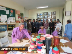 عیادت دانشجومعلمان و کارکنان پردیس علامه طباطبایی  از جانبازان و ایثارگران عزیز بستری در بیمارستان شهید پاریاب جانبازان اردبیل (ایثار) 2