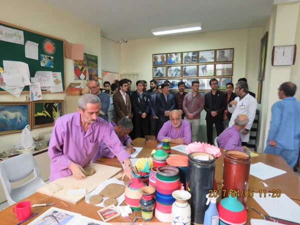 عیادت دانشجومعلمان و کارکنان پردیس علامه طباطبایی  از جانبازان و ایثارگران عزیز بستری در بیمارستان شهید پاریاب جانبازان اردبیل (ایثار) 2