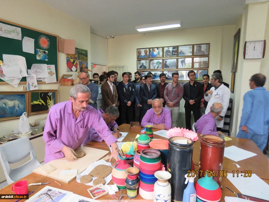 عیادت دانشجومعلمان و کارکنان پردیس علامه طباطبایی  از جانبازان و ایثارگران عزیز بستری در بیمارستان شهید پاریاب جانبازان اردبیل (ایثار) 2